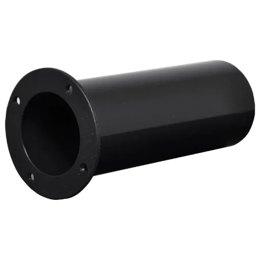 Unique adjustable telescopic design makes tuning and building speaker cabinets faster and easier.  Complete unit simply screws against the speaker cabinet panel.  Extension component can be secured into place.
