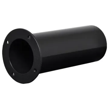 Unique adjustable telescopic design makes tuning and building speaker cabinets faster and easier.  Complete unit simply screws against the speaker cabinet panel.  Extension component can be secured into place.