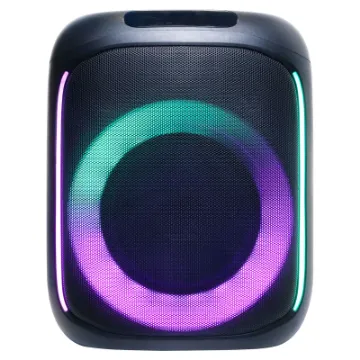 The Dynalink Entertainer Pro X provides great sound for your next gathering with True Wireless Stereo (TWS) and RGB party lighting for added atmosphere. 3-8 hours use per charge. Lightweight and ready to set up anywhere.