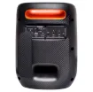 The Dynalink Entertainer Pro X provides great sound for your next gathering with True Wireless Stereo (TWS) and RGB party lighting for added atmosphere. 3-8 hours use per charge. Lightweight and ready to set up anywhere.