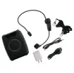 A compact portable PA system with headset, providing a way to increase the volume of your voice when addressing small crowds.