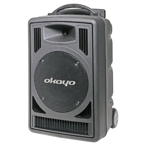 With an output of 120W, this new release from Okayo is an excellent choice for addressing large crowds up to 500 or more. The cabinet is moulded from industrial grade ABS plastic ensuring long life and the ability to absorb day-to-day wear and tear.