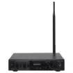 An excellent solution for extending a PA system to a nearby building where cabling is impossible or impractical to install. The desktop transmitter accepts a standard paging microphone or line level feed from the existing PA system and transmi