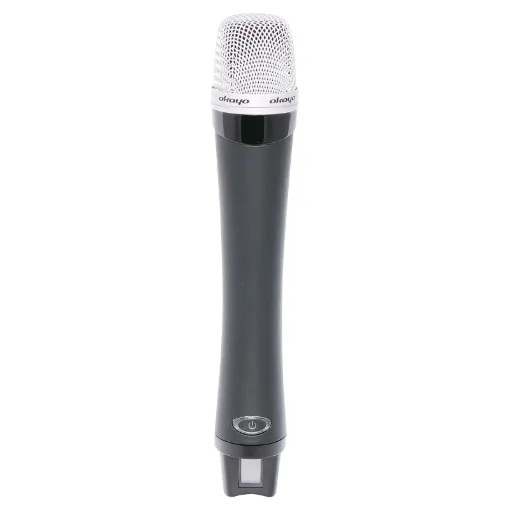 Handheld transmitter. 520-544MHz. Designed for use with the C 7310-C 7314 range of 40 Watt portable PA systems. Unique design allows it to be stored and charged within a slot at the rear of the PA system.