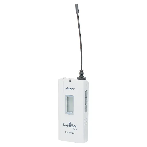 A durable lightweight transmitter & lapel mic combination designed for use with the C 8812 tour guide receiver.