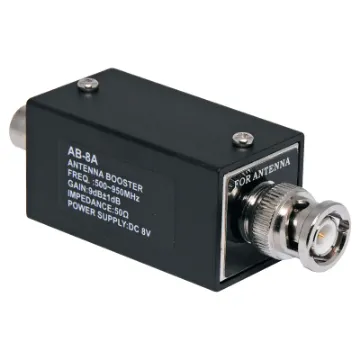 Suits all Redback UHF systems (except C 8867B, C 8860A). Connects via RG58 or RG213 low loss 50Ω coaxial cable and provides 9dB of gain allowing antennas to be mounted 10-50m from the receiver. Typical applications would be large halls, shopping cen