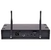 Featuring Auto-Scan system allowing quick and easy selection of an interference free operating frequency. This is particularly useful when there are many existing systems in use nearby. Incorporates diversity reception ensuring a consistent and clear micr