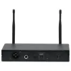 The perfect entry level 16 channel UHF wireless microphone system for clubs, restaurants, function centres, wedding ceremonies etc. It produces a clear, crisp vocal reproduction, whilst allowing freedom of movement. Supplied as a complete "ready to go" system with a handheld microphone transmitter.