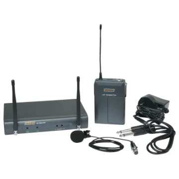 The perfect entry level 16 channel UHF wireless microphone system for clubs, restaurants, function centres, wedding ceremonies etc. It produces a clear, crisp vocal reproduction, whilst allowing freedom of movement. Supplied as a complete "ready to go" system with a beltpack/lavalier microphone transmitter.