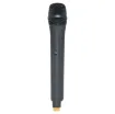 For systems requiring the freedom of two independent wireless microphones at an economical price. The sturdy 19" rack mount cabinet is fitted with two fixed frequency wireless receivers. The miniaturised SMD construction and unique shielding technique, pl