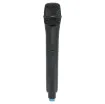 For systems requiring the freedom of two independent wireless microphones at an economical price. The sturdy 19" rack mount cabinet is fitted with two fixed frequency wireless receivers. The miniaturised SMD construction and unique shielding technique, pl