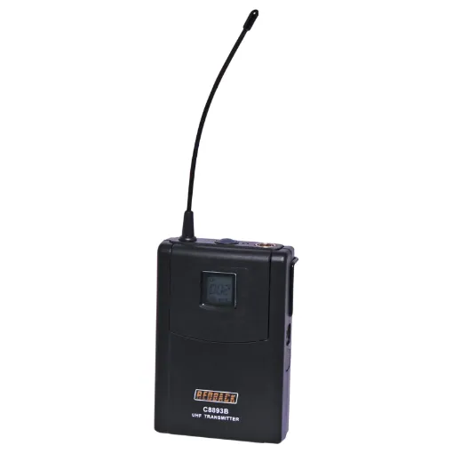 Beltpack transmitter ideal for use with the Redback 700 channel receiver unit (C 8890B).