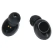 Bluetooth 5.0 offers superior range (up to 10m) & audio quality - plus automatic connection.  Sweat resistant and light weight design makes these buds great for exercise. 3-4hrs of listening time. Includes charging case (provides 2 recharges), replacement earbuds and USB charging cable.