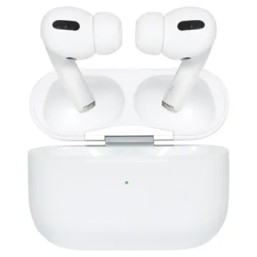 True wireless earbuds with the latest in active noise cancelling circuitry for immersive sound in noisy environments. Pull them out of the case and they automatically connect to your phone for instant listening for up to 4 hours.