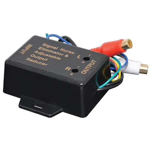 This unit will convert speaker level output from a head unit to a low level input suitable for feeding directly into an amplifier input.