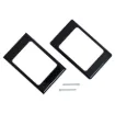 This 5 Pin XLR wall plate is fitted with a clip for holding supermarket style microphones (C0325 & C0326).