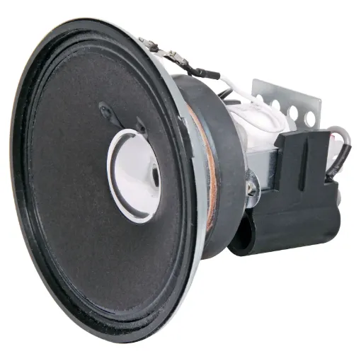 This custom designed speaker and transformer combination has been specifically engineered to ensure a wide frequency range and dispersion angle, plus a high sound pressure level (SPL) ensuring excellent music and speech intelligibility; which is h