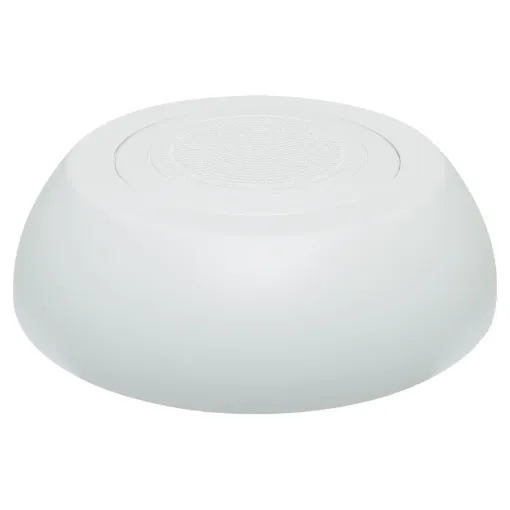 A surface mount fire speaker featuring flame retardant housing material and PA Driver to suit the new approval requirements.