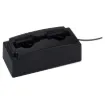 A dual charging dock suitable for use with CL8892D and CL8893D USB C rechargeable microphone transmitters.