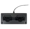 A dual charging dock suitable for use with CL8892D and CL8893D USB C rechargeable microphone transmitters.