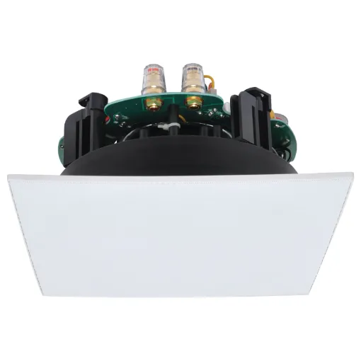 High quality pair of magnetic grills to suit "edge to edge" speakers. Ideal for when a white grill doesn't suit the surrounding decor. They are available in black or white.