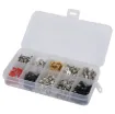 A handy set of hardware to suit most computer equipment including hard drive screws, standoffs, case & fan screws. Includes case. 228pcs.