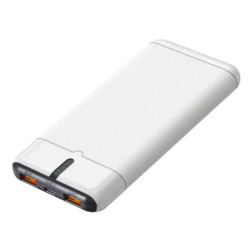 Offering both QuickCharge 3.0 charging and 18 Watt USB-C PD output, this 10,000mAh power bank will keep your devices charged up on the go.