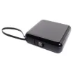 Charge any device, anywhere.  This high capacity 12000mAh battery bank has charging cables in-built for USB C, Micro USB and Apple Lightning equipped devices. It even includes the recharging cable!