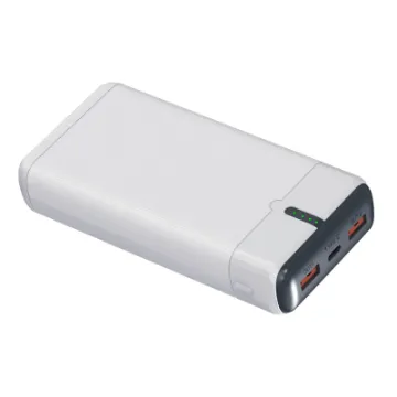 Offering both QuickCharge 3.0 charging and 18 Watt USB-C PD output, this 20,000mAh power bank will keep your devices charged up on the go.