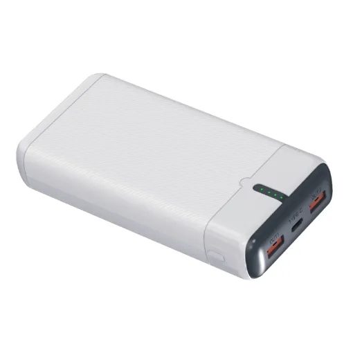 Offering both QuickCharge 3.0 charging and 18 Watt USB-C PD output, this 20,000mAh power bank will keep your devices charged up on the go.