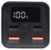 This 20,000mAh battery bank offers high output Power Delivery (PD) allowing users the ablity to charge a range of devices. It features an aluminium casing with power capacity LCD readout. Dual USB type A outputs as well as dual USB C PD outputs.