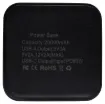 This 20,000mAh battery bank offers high output Power Delivery (PD) allowing users the ablity to charge a range of devices. It features an aluminium casing with power capacity LCD readout. Dual USB type A outputs as well as dual USB C PD outputs.
