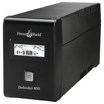 The Powershield Defender PSD 650VA Uninterruptible Power Supply (UPS) is designed to support multiple computers and peripherals, networked PC''s and point of sale systems.