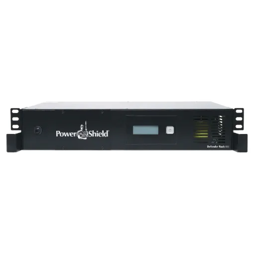 This UPS 800VA Defender Rack Mount expands the successful Defender Range by building the popular features into a Rack Mount
UPS. At 230mm deep, this is the perfect UPS for shallow, wall mounted Comms cabinets.
This versatile UPS uses Automatic Voltage Regulation (AVR) to minimise the effects of fluctuations in input voltage, protecting
your valu