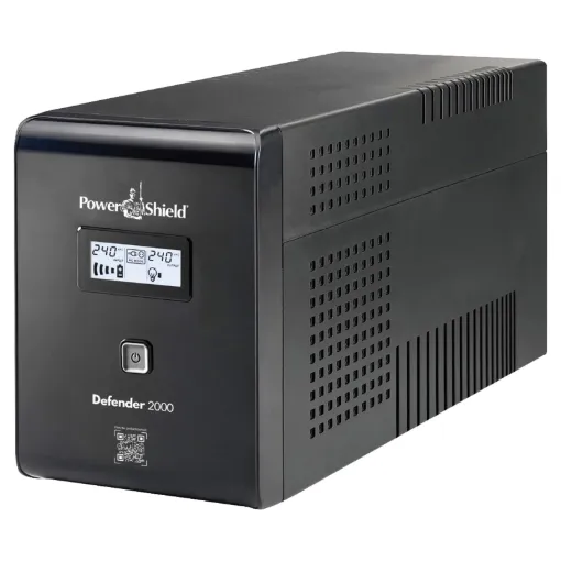 The Powershield Defender AVR 2000VA Uninterruptible Power Supply (UPS) is designed to support multiple computers and peripherals, networked PC's and point of sale systems.