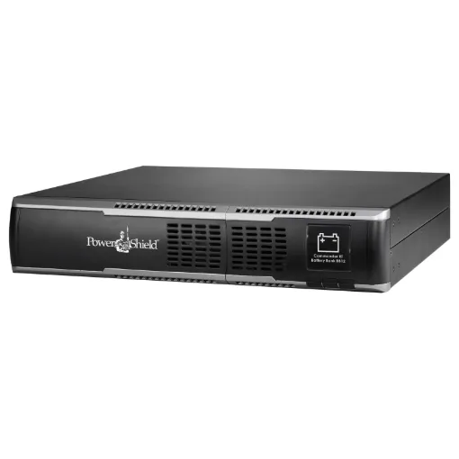 Extended run time battery bank for Centurion/Commander UPS systems. Fitted with 6 x 9Ah batteries.  Battery banks add significant run time to a UPS system allowing equipment to maintain operation for longer periods. For calculating run time consult the PowerShield calculator online. Special order only, typically 3-5 day lead time.