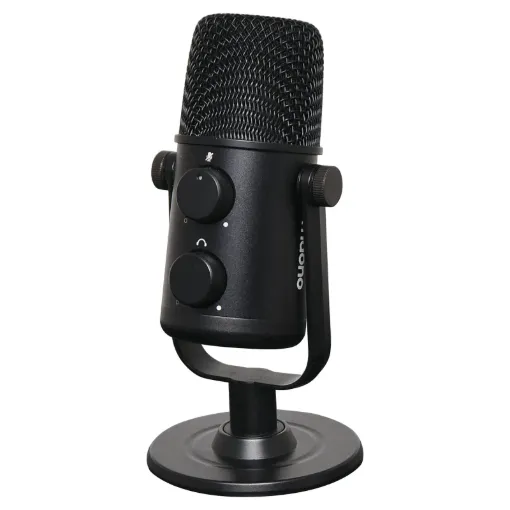This quality condenser desktop microphone (AU-902) by Maono provides high quality audio recording for voice chat, YouTube streaming, podcast recording, live streaming and more!