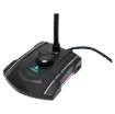 This omnidirectional microphone provides quality audio for gaming streams, YouTube recording and video calls. It features an adjustable gooseneck in a paging console style desktop case.