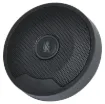 It plugs into your laptop via USB type C connection and provides clear and crisp audio for group conferencing and one on one communications.