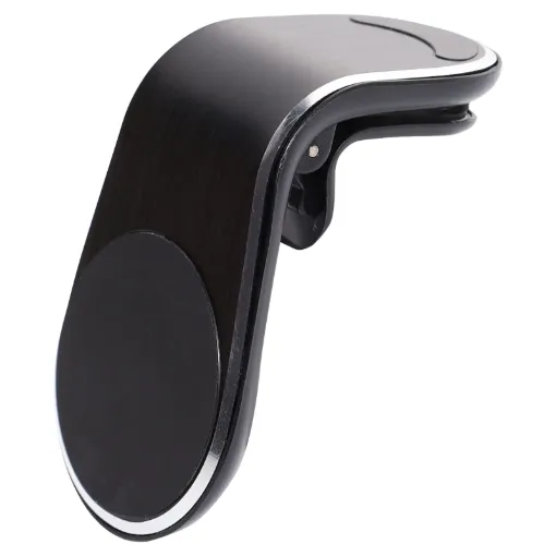 This universal air vent mount allows you to safely use navigation apps in the car.