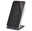 This 15W wireless phone charger stand is ideal for home or office.