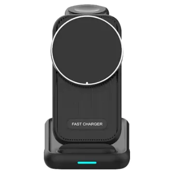 A powerful all in one charging stand for you to keep your watch, earbuds and phone charged up and ready to go when you need it. The folding design is ideal for travel too, allowing you to set up and start charging up to 4 devices simultaneously.