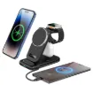 A powerful all in one charging stand for you to keep your watch, earbuds and phone charged up and ready to go when you need it. The folding design is ideal for travel too, allowing you to set up and start charging up to 4 devices simultaneously.