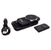 A powerful all in one charging stand for you to keep your watch, earbuds and phone charged up and ready to go when you need it. The folding design is ideal for travel too, allowing you to set up and start charging up to 4 devices simultaneously.