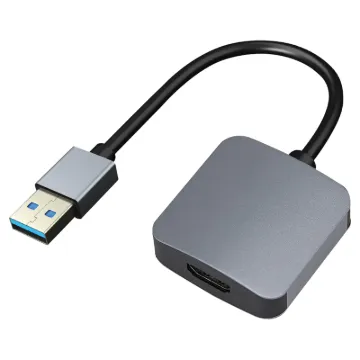 This USB 3.0 to HDMI graphics adapter turns an available USB 3.0 port into an HDMI output.
