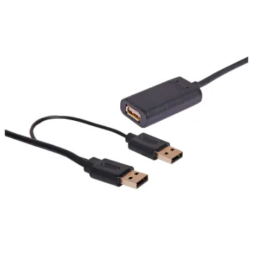 Allows you to extend your USB cables beyond the 5m limitation of pre-made leads. The D 2342A can be daisy-chained together to form a single USB lead up to 50m long if required. Powered from the USB bus, no plugpack required. 10m.