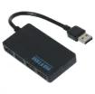 This hub features 4 x USB 3.0 Type "A" ports so you can instantly connect up to 4 USB peripherals.