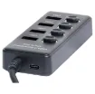 This 4 Port USB3.0 Hub is an ideal solution for providing more USB Type A ports, perfect for using with today’s Ultrabooks and thin-and-light laptops.