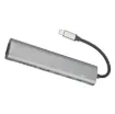 This multi hub provides connection for an external monitor via HDMI up to 4K @ 30Hz and additional peripherals in a compact design. 100W PD passthrough.