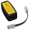 This tester allows the user to test live ethernet cables and determine if power and data are present. It also identifies the type of power sourcing equipment in your network. This unit is an easy to use PoE adapter for professionals, businesses and home users to determine the existence of PoE.